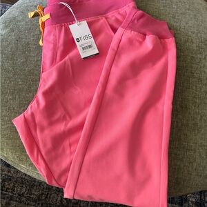 Figs Zamora Joggers in Neon Pink size L Tall